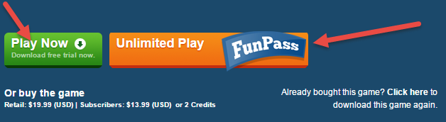 Can I play games with my FunPass on another computer?