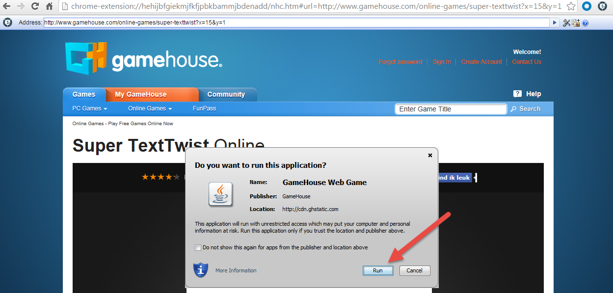 Google Chrome for Online Games – GameHouse Support